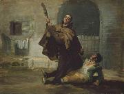 Francisco de Goya Friar Pedro Clubs El Maragato with the Butt of the Gun Germany oil painting artist